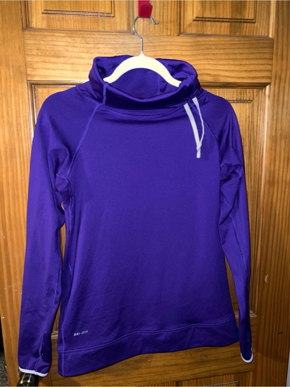 Nike Purple Cowl Neck Dri-FIT Women's Pullover